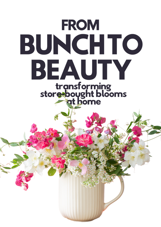 From Bunch to Beauty: Transforming Store-Bought Blooms at Home