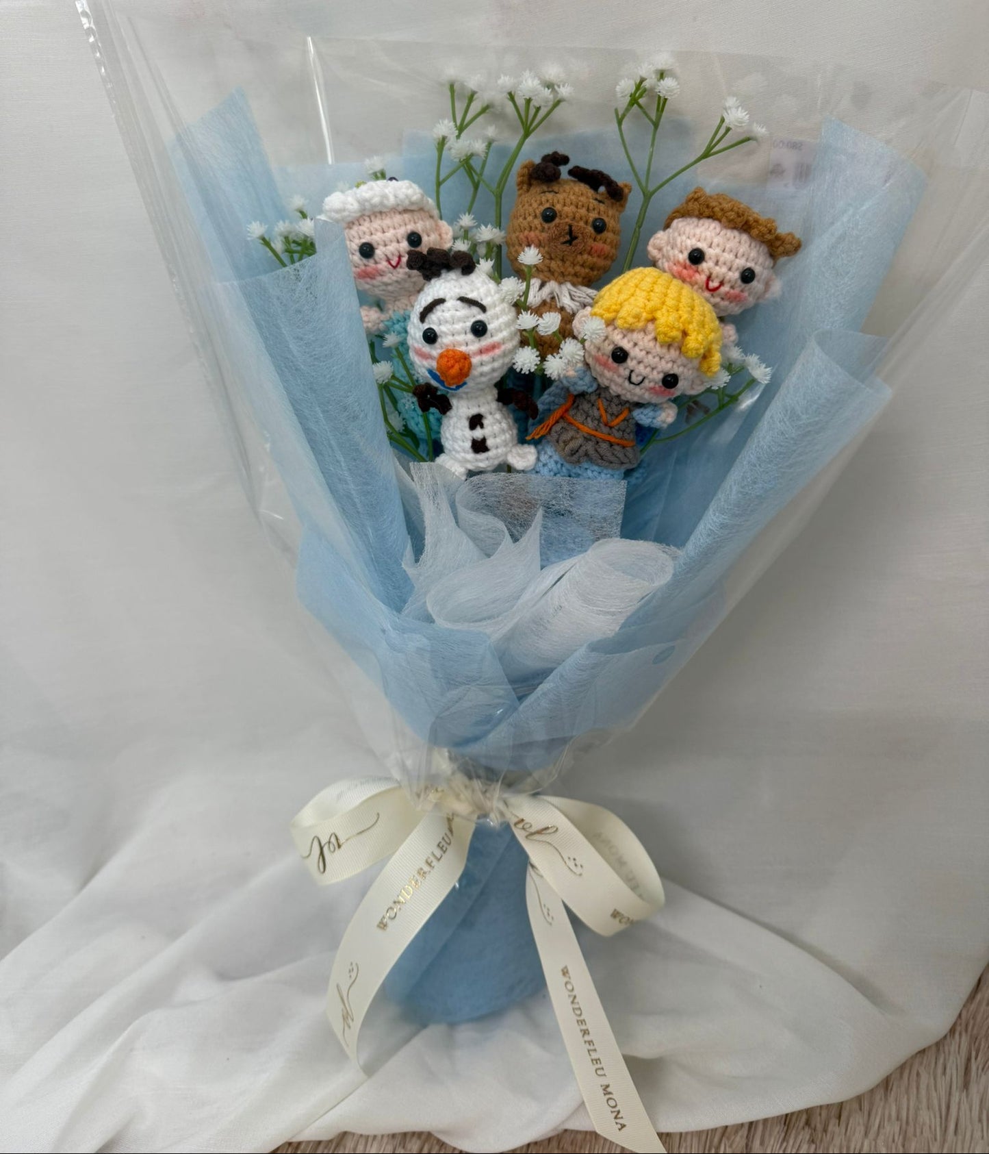 Blue Frozen Inspired Crochets