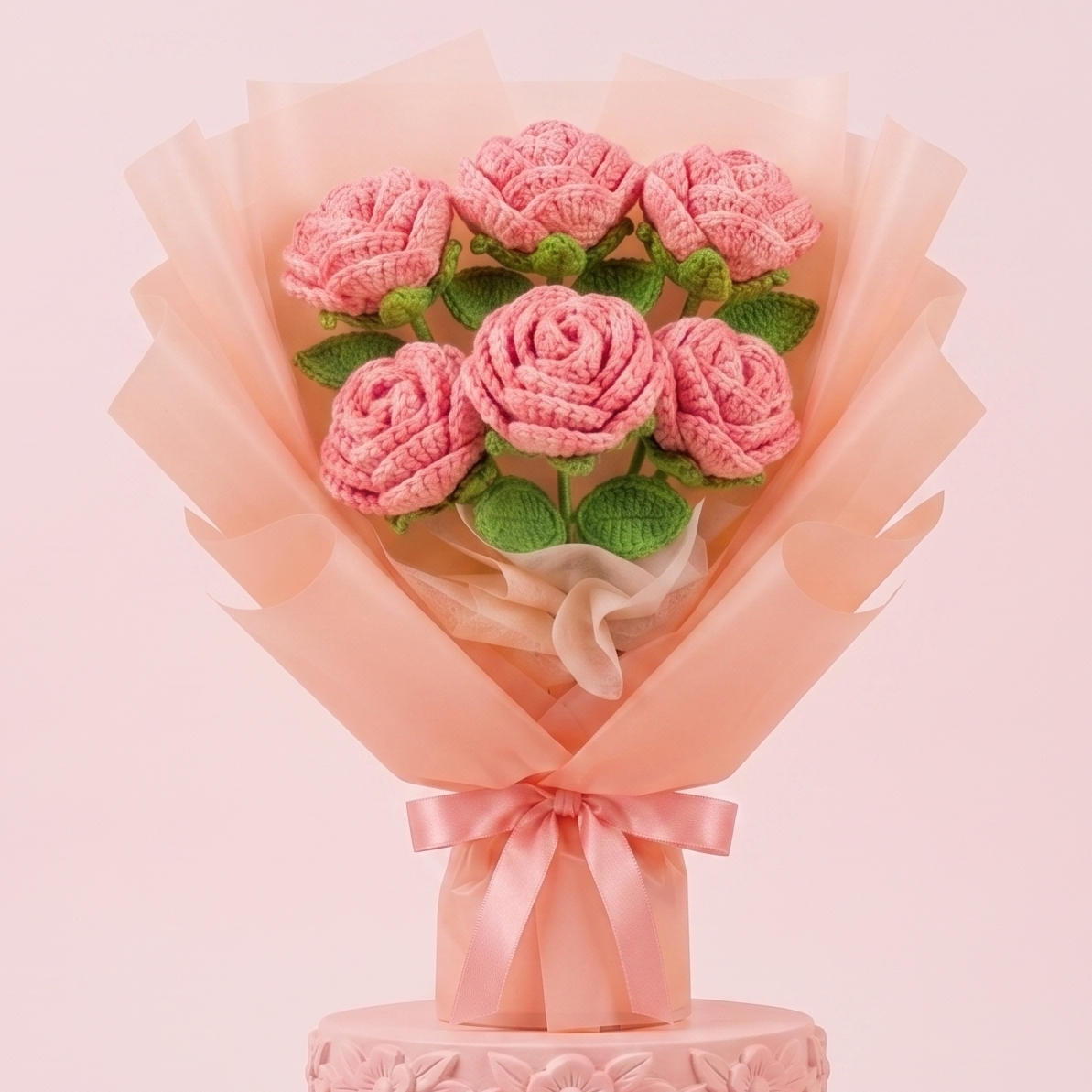 YARN ROSES