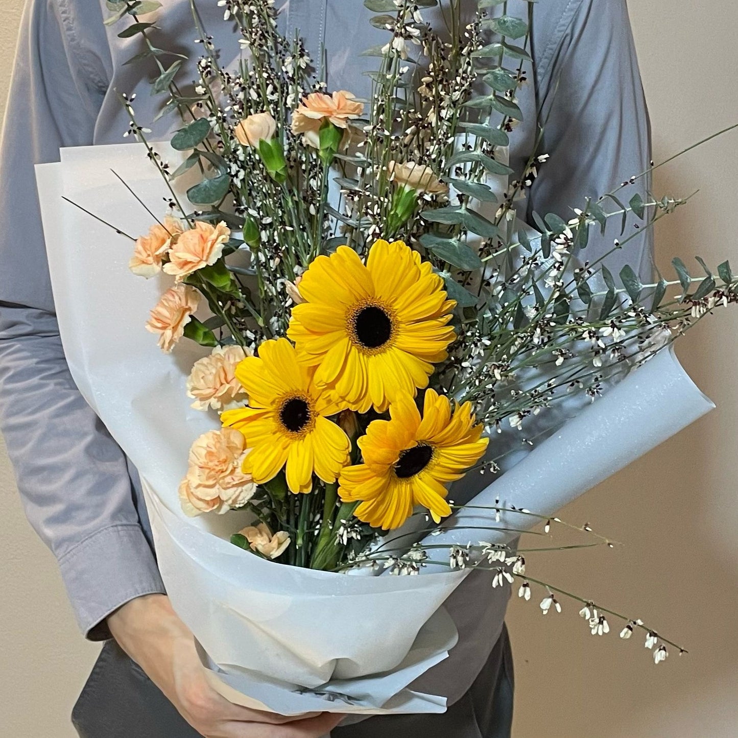 Singapore Fresh Daisies Bouquet Under 60
