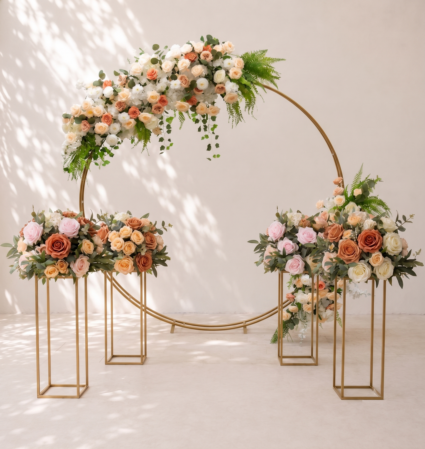 APRICOT BLOOM CIRCULAR WEDDING SET