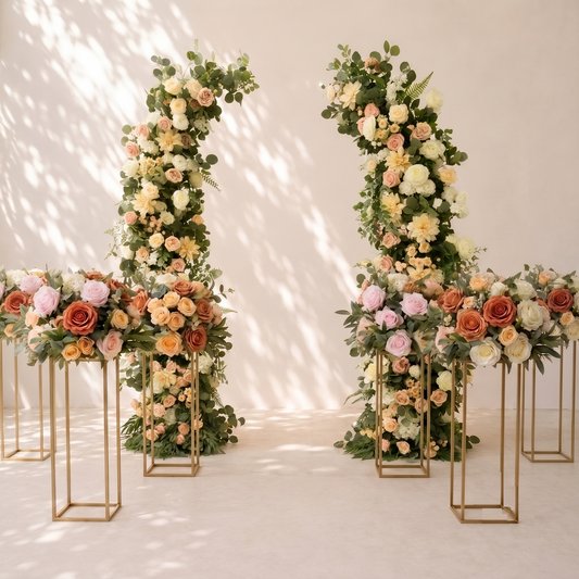 APRICOT BLOOM TWO PIECE WEDDING SET