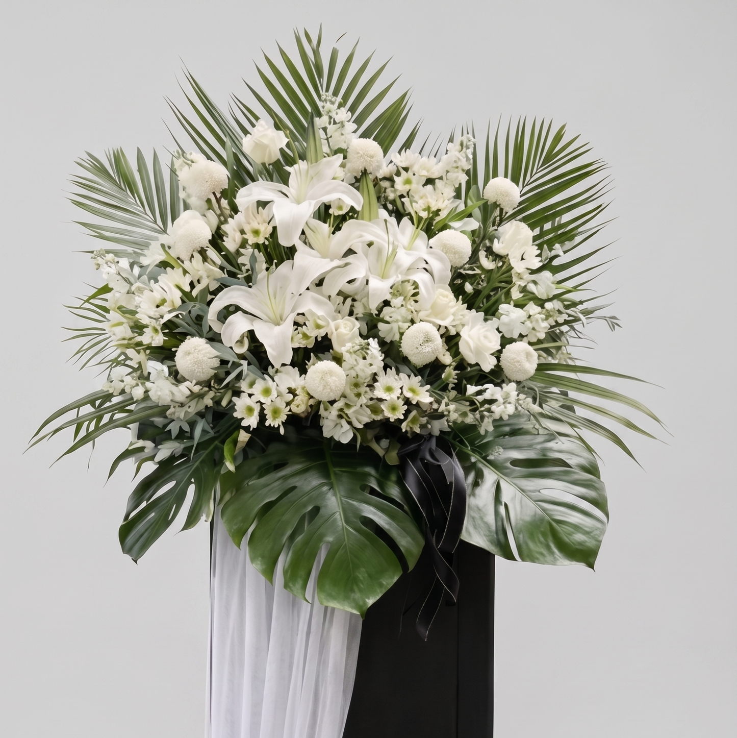 CONDOLENCES FLORAL STAND