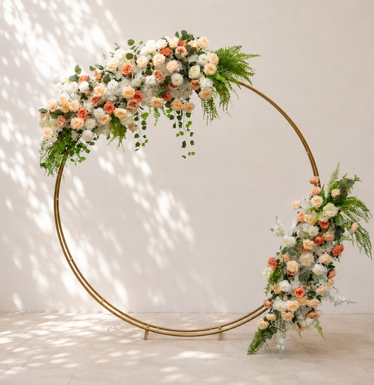 APRICOT BLOOM MOONGATE ARCH
