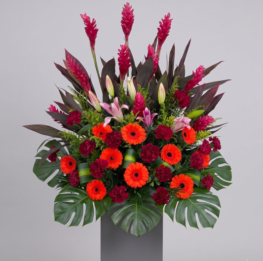 Auspicious Flower Stand