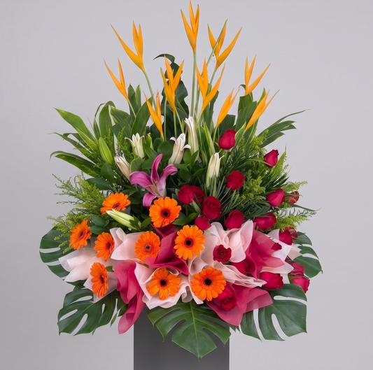 Grand Opening Floral Stand