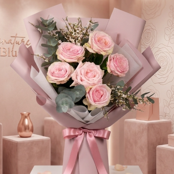 Roses flower bouquet