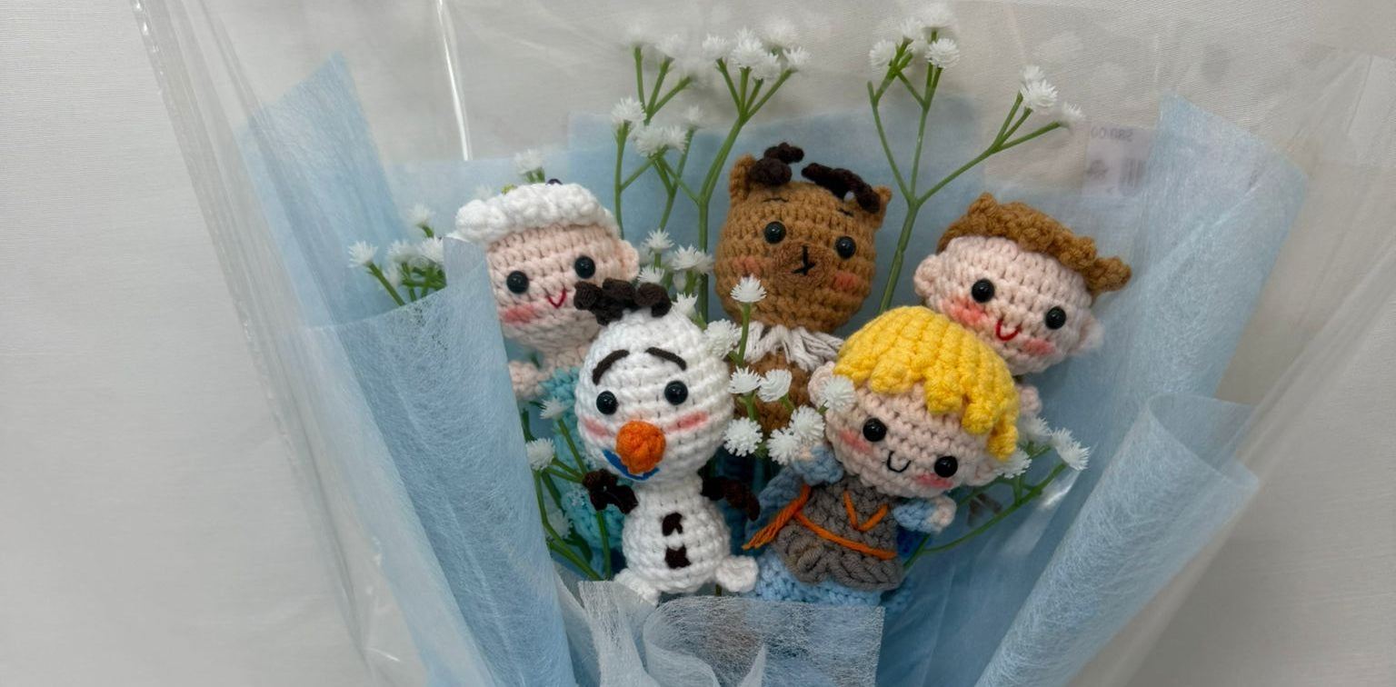 Crochet bouquet