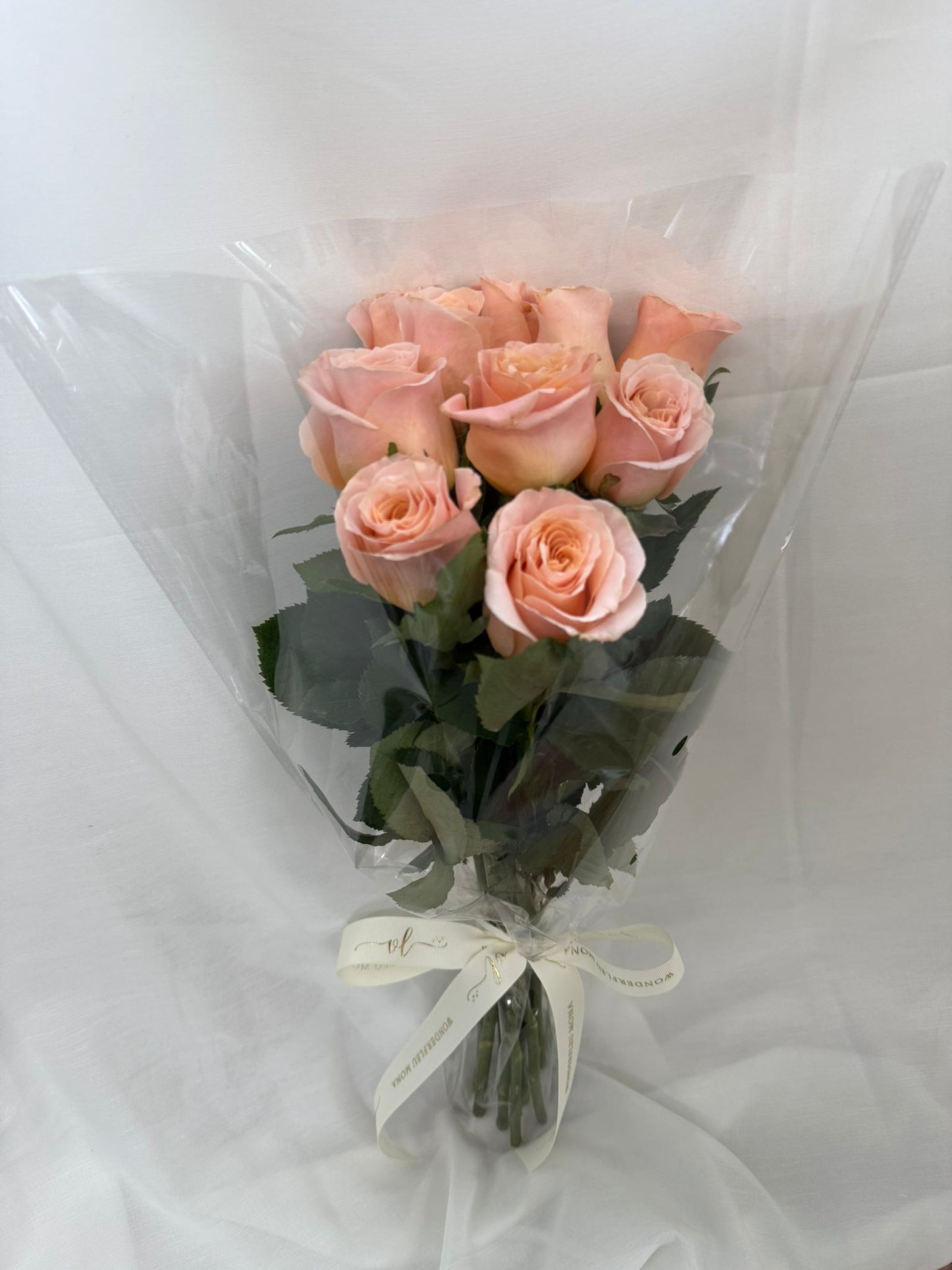 Packed Peach Roses
