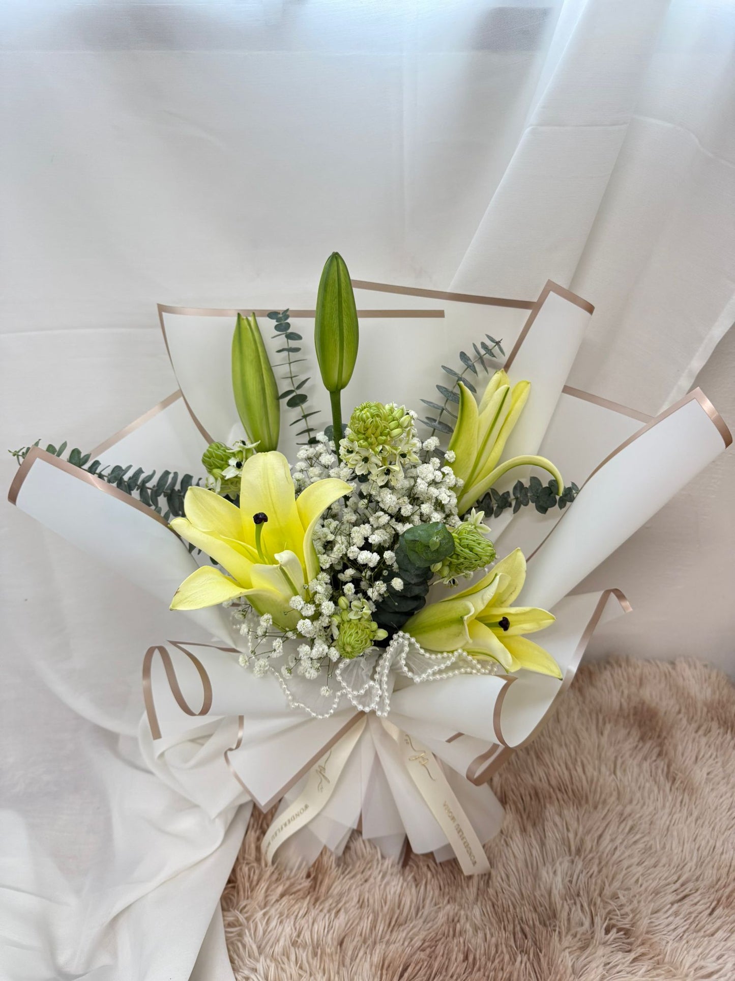 Pastel Yellow Lily Princess