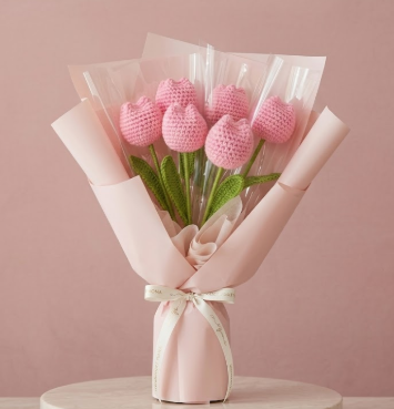 Handcrafted Crochet Flower Bouquets