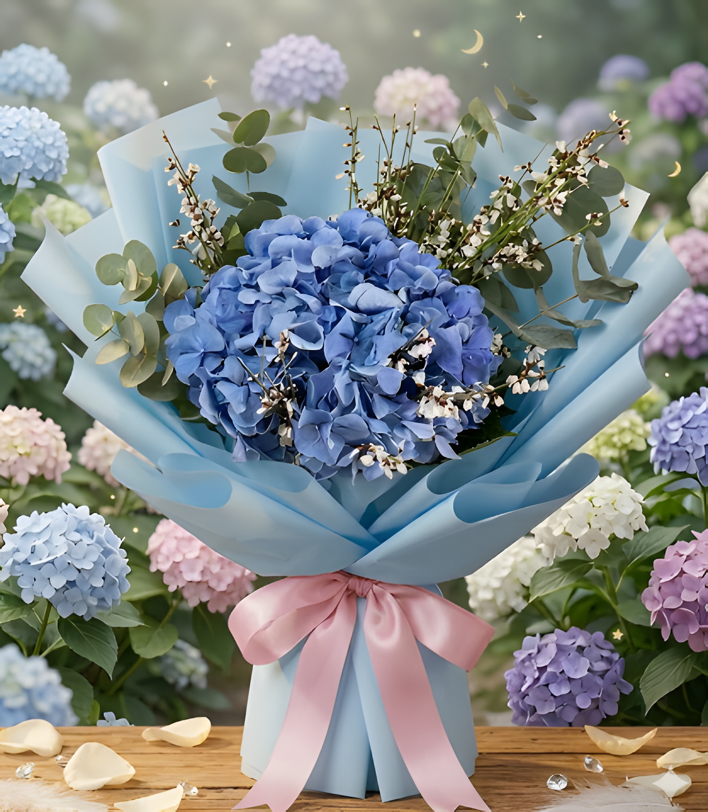 GARDEN OF HYDRANGEAS