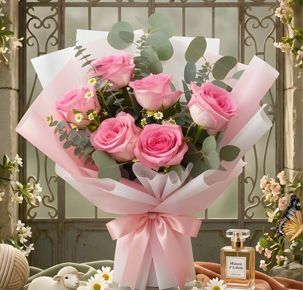 Rose Meadow Bouquet – Wonderfleu Mona