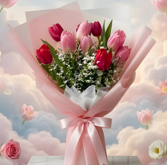 TULIPS IN THE CLOUD