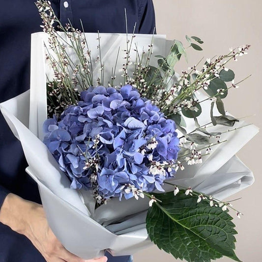 Fresh Hydrangea Bouquet Under 60 in Singapore Free Delivery